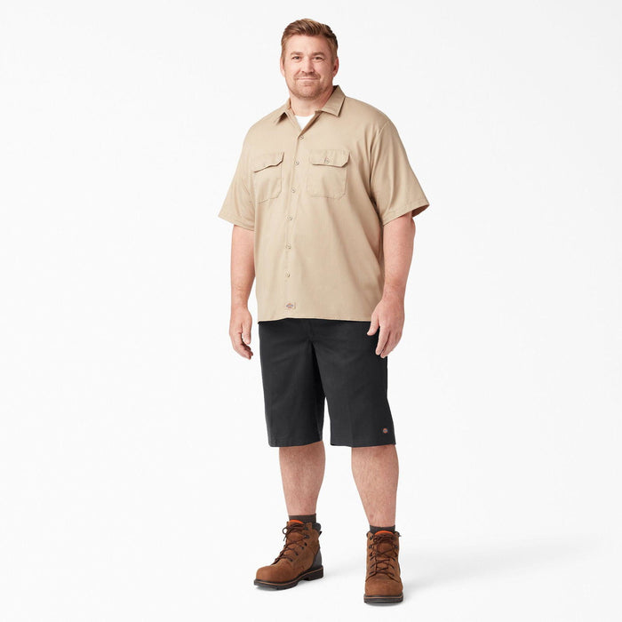 13" Loose Fit Multi-Use Pocket Work Shorts - Black - Purpose-Built / Home of the Trades - -