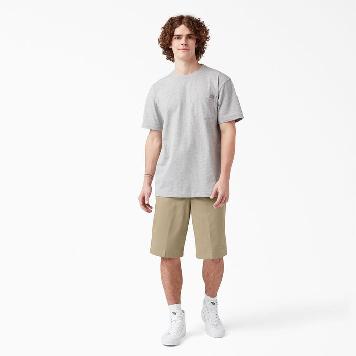 13" Loose Fit Multi-Use Pocket Work Shorts - Khaki - Purpose-Built / Home of the Trades - -