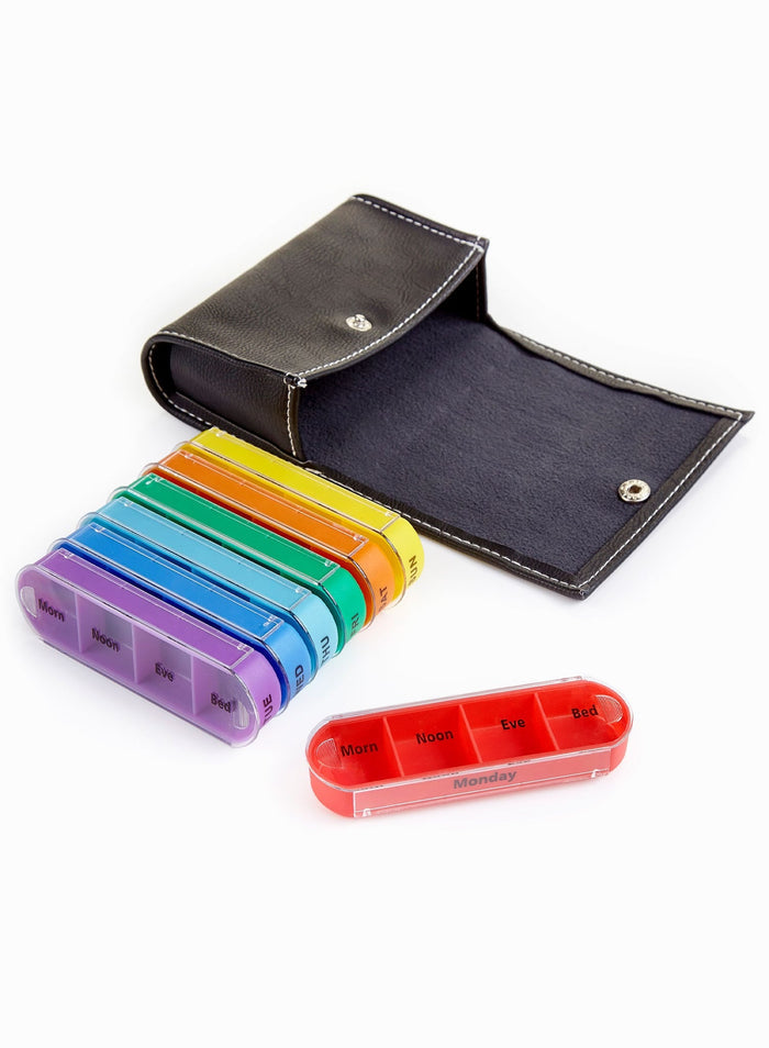7 Day Colourful Pill Pouch