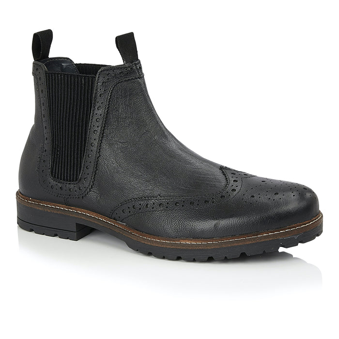Albion Leather Chelsea Boots - Black
