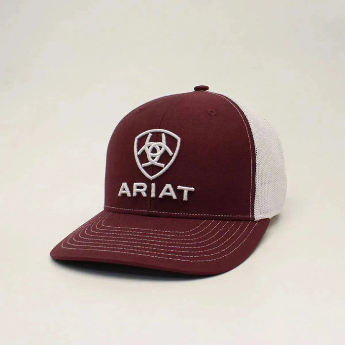 ARIAT Sangria Style (Burgundy/White) - Trucker Cap - Hatcountry