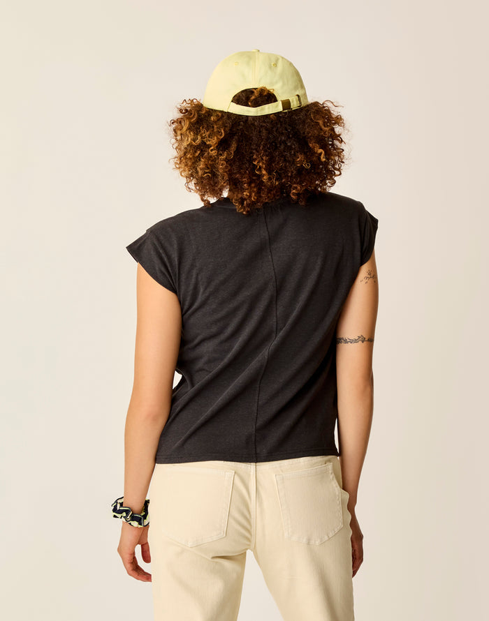 Astrid Hemp Tee: Black