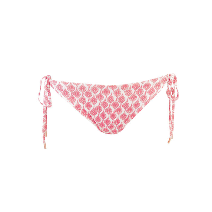 "Bali" tied bikini bottom pink
