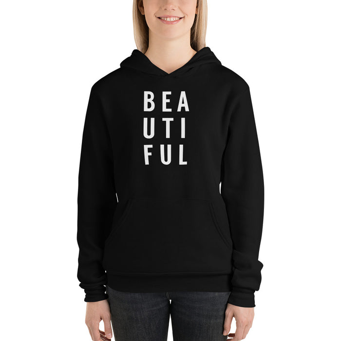 Beautiful Print Graphic Hoodie - Bloom Seventy Seven