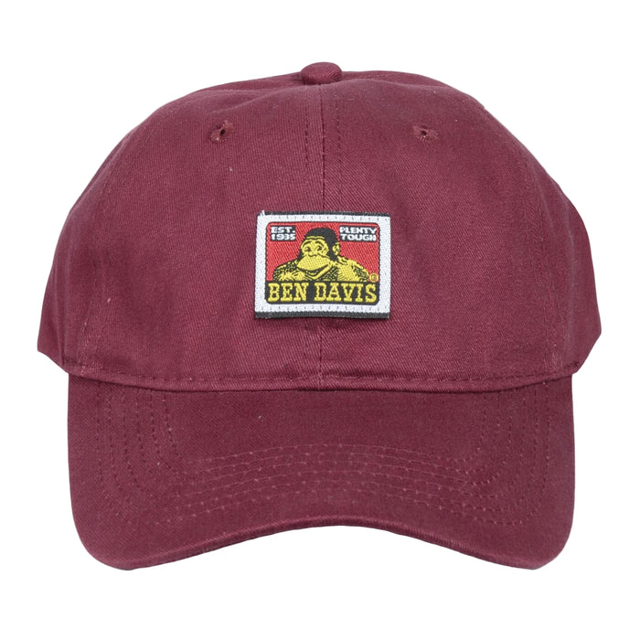 Ben Davis ball cap in burgundy