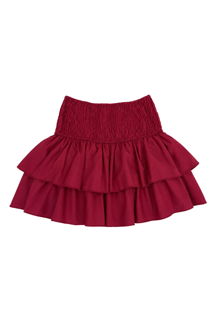 "Bloom" skirt bordeaux