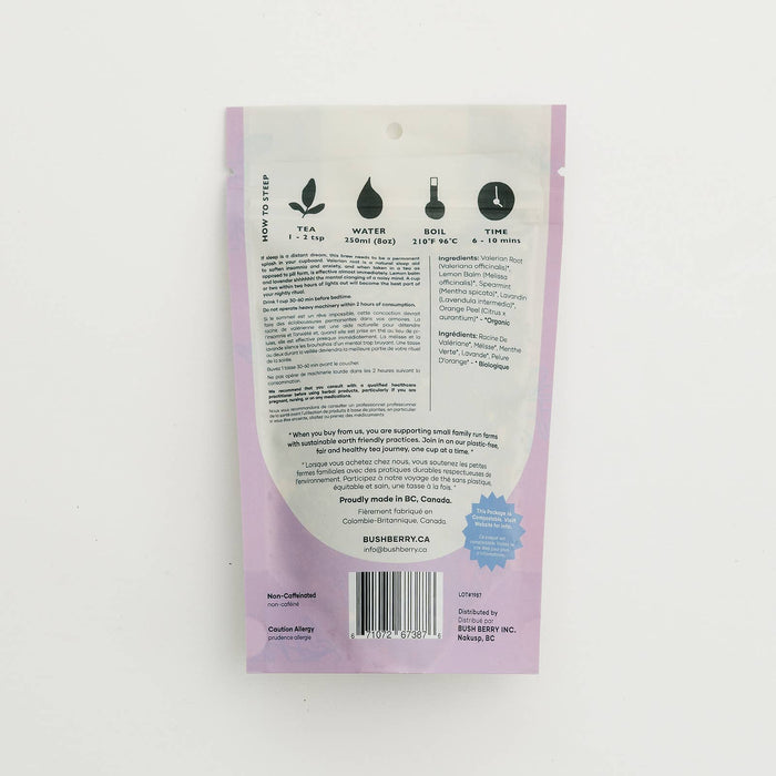 BLUSH BERRY Organic Knock Me Out Tea | With Valerian Root