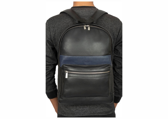 Bourne Leather Backpacks - Black