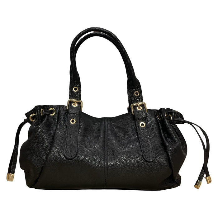 "Cady" bag black real leather