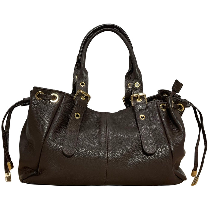 "Cady" bag brown real leather