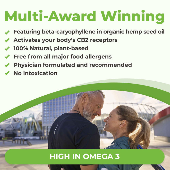 CANNANDA CB2 HEMP SEED OIL >> Vegan Softgels (70 Vegan Softgels)