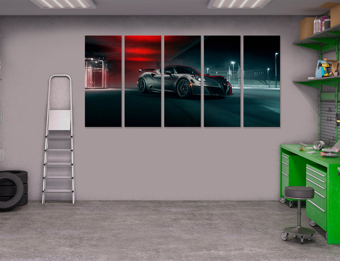 Car Poster Canvas Print #3107