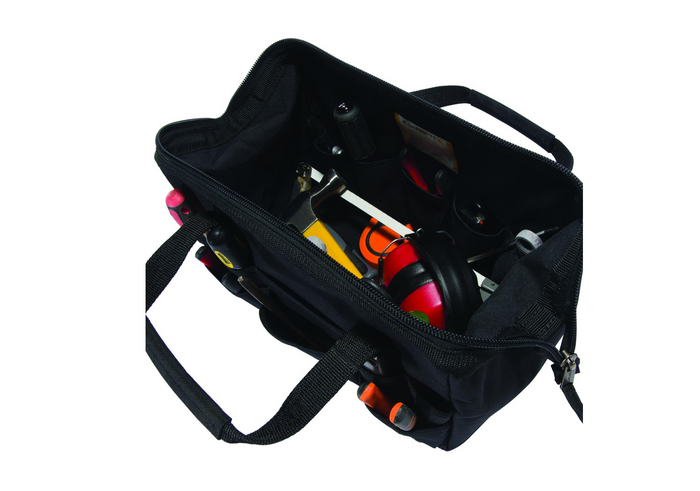Carhartt utility medium tool bag in black, alternate product view