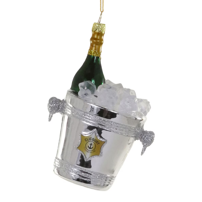 Champagne on Ice Ornament