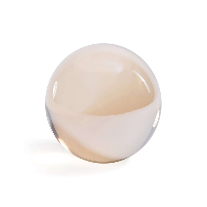 Crystal Glass Ball - Amber - Decorative Accessories by Carlyle Avenue