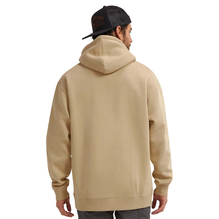 Troll Co. DHCM classic hoodie in tan, additional product image