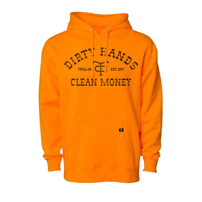 Troll Co. DHCM Frontier hoodie in safety orange