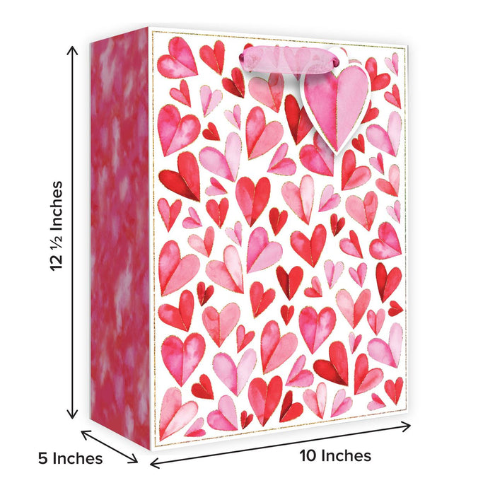 Euro Tote - Large Tote - Folded Hearts