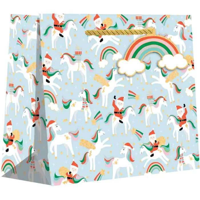 Euro Tote - Large Tote - Merry Unicorns - 6 Count - XLT744
