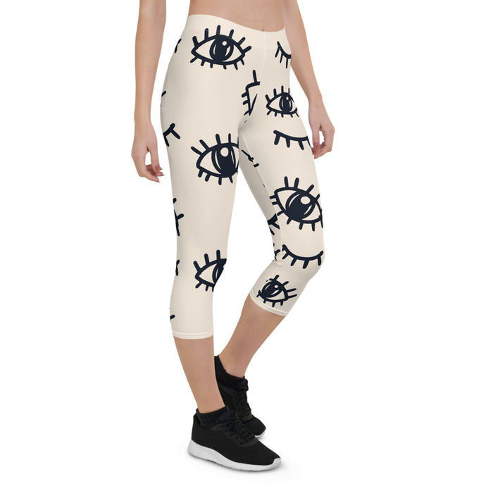 Eyes On Me Capri Leggings - Bloom Seventy Seven