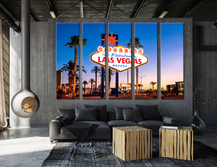 Fabulous Las Vegas Sign Canvas Print #9191