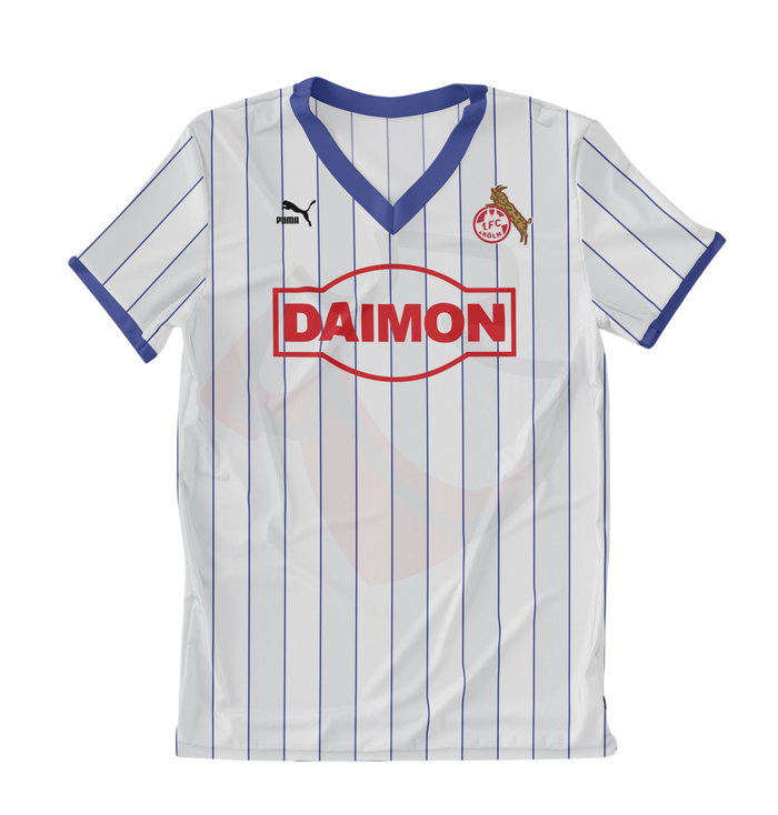 FC Köln Shirt 1985-1986 Away - Retro Jersey, FC Köln trikot, FC Köln Retro Trikot
