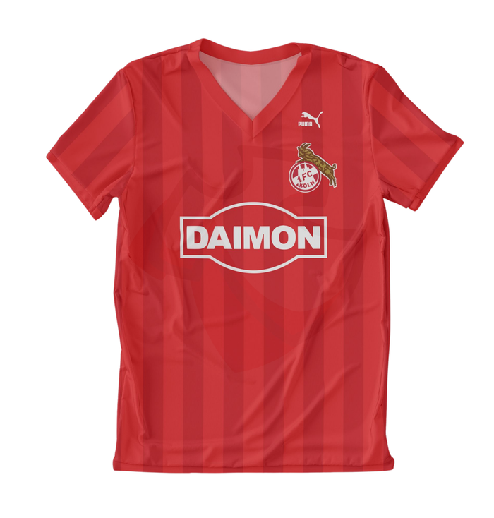 FC Köln Shirt 1987-1988 Away - Retro Jersey, FC Köln trikot, FC Köln Retro Trikot
