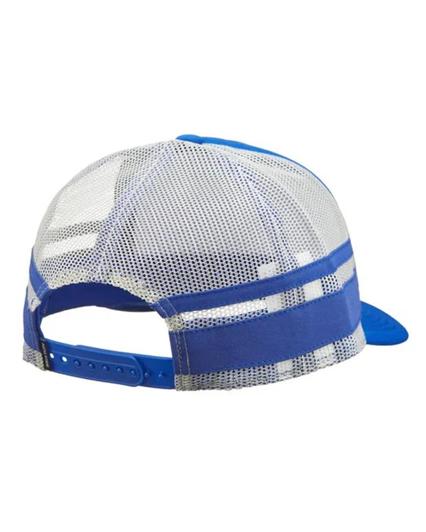 Brixton Ford Built Tough trucker hat in Ford blue and Wimbledon white, alternate product view