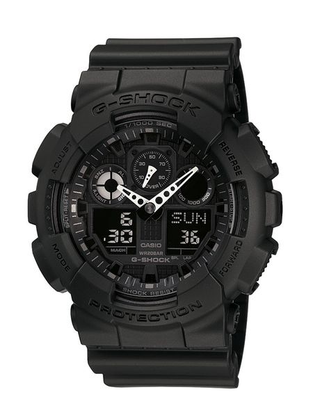 G-Shock GA100 series watch in black