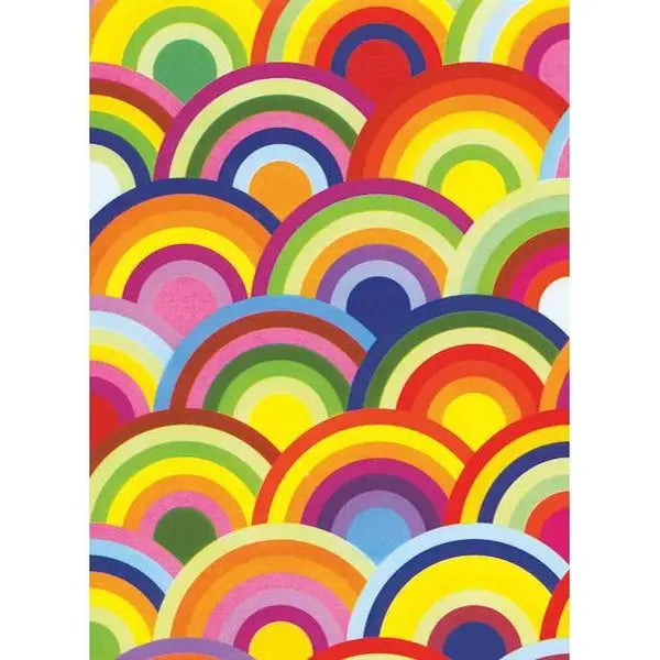 Gift Wrap - GW-7860 Rainbow Circles - 24 X 417’ -