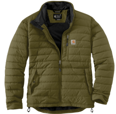 Carhartt Gilliam jacket in dark bronzed green