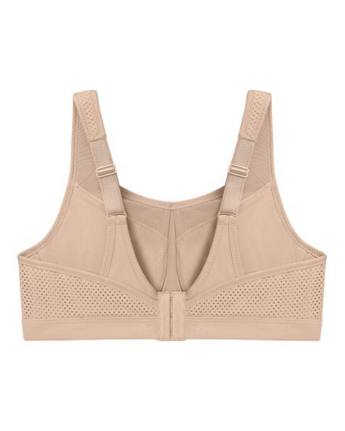 Glamorise 9066 Cafe High Impact Sports Underwire Bra myselflingerie.com