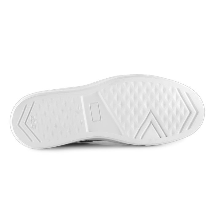Hampton Leather Casual Chunky Sole Trainers - White