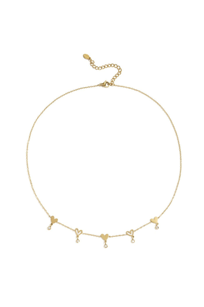 "Heart chain" necklace