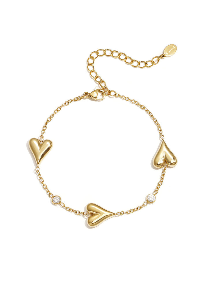 "Heart" charm bracelet