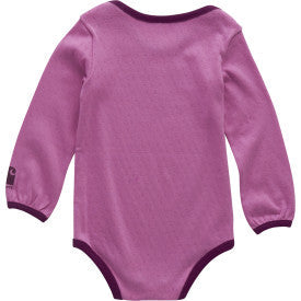 Carhartt infant girls puppy bodysuit in crocus, additional product image
