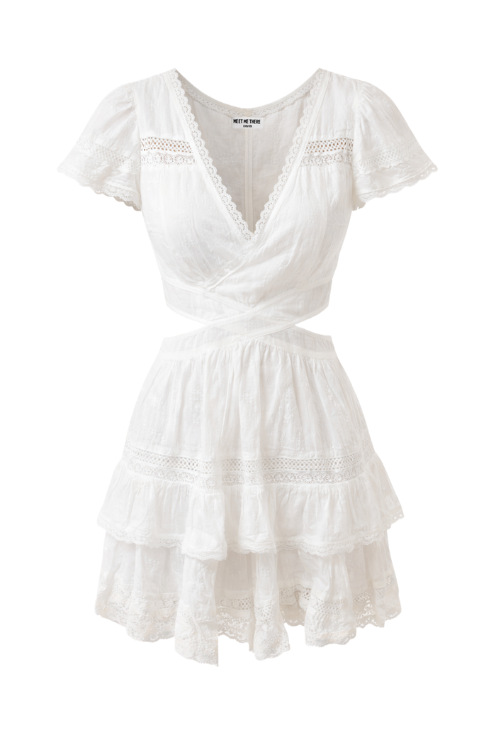 “Ivory” dress white