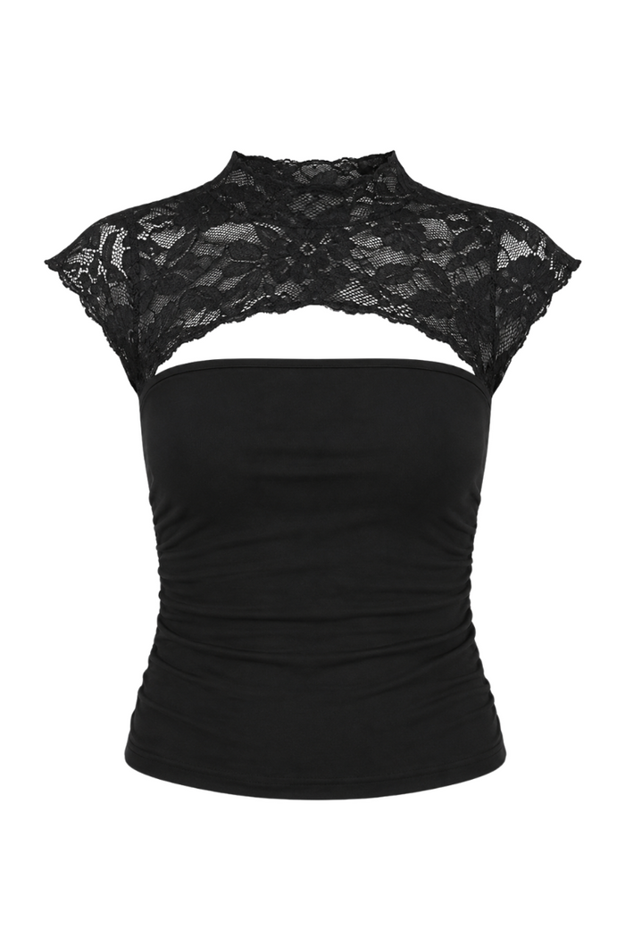 "Jane” top black
