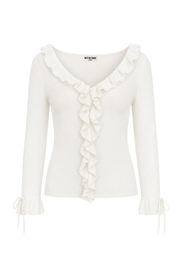 "Jules" sweater white