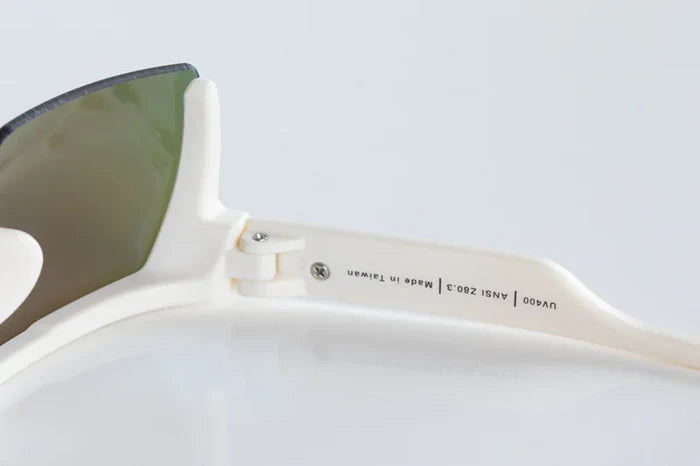 Kids Heat Wave Lazer Face red white and blue sunglasses, additional product view