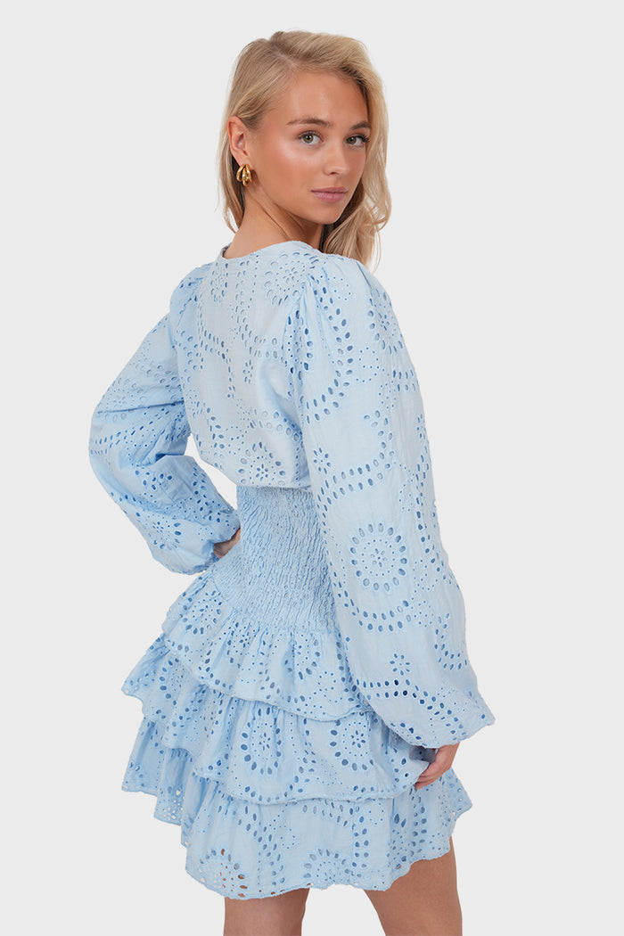 "Lacey" dress sky