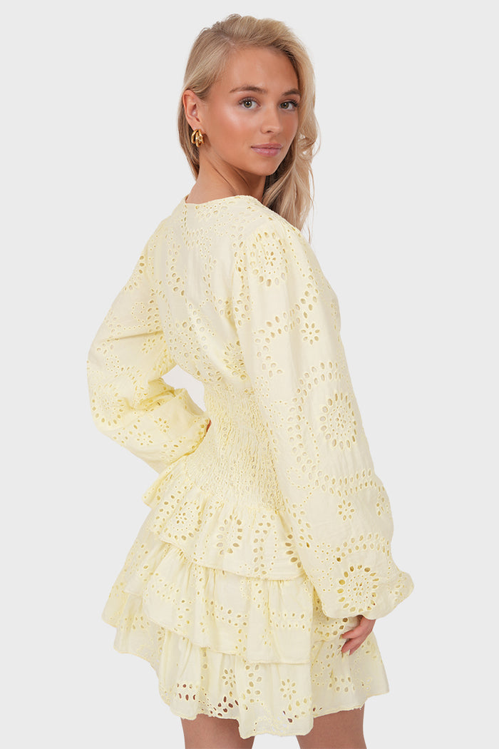 "Lacey" dress yellow