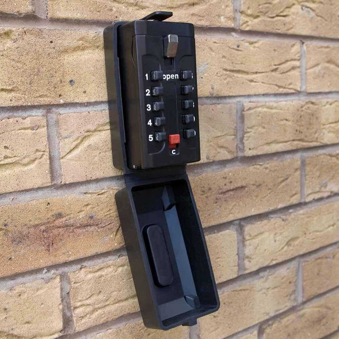 Lifestyle image of Large Key Safe being used in a real-life setting.