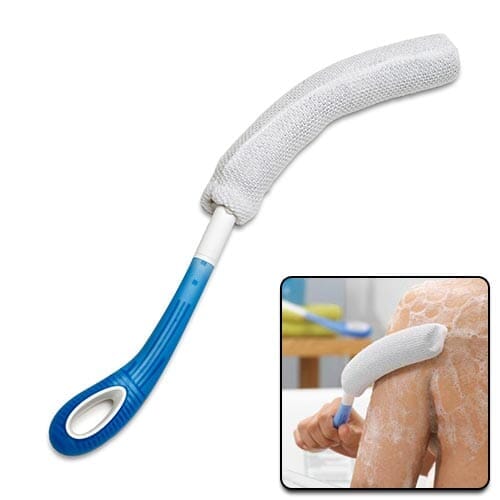Alternative view of Long Handled Body Washer, showing different angle or usage.