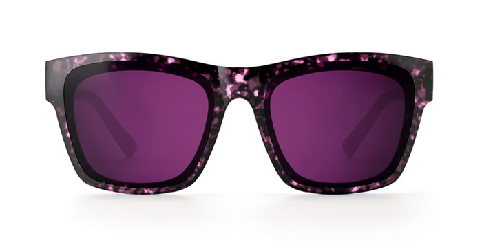 Heat Wave Marylin women's sunglasses in velvet tortoise with purple polarized lens, alternate product view