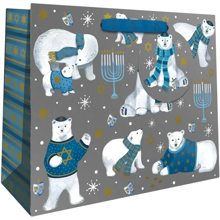 Medium Tote -Hanukkah Bears - Retail-6 count - XMT803