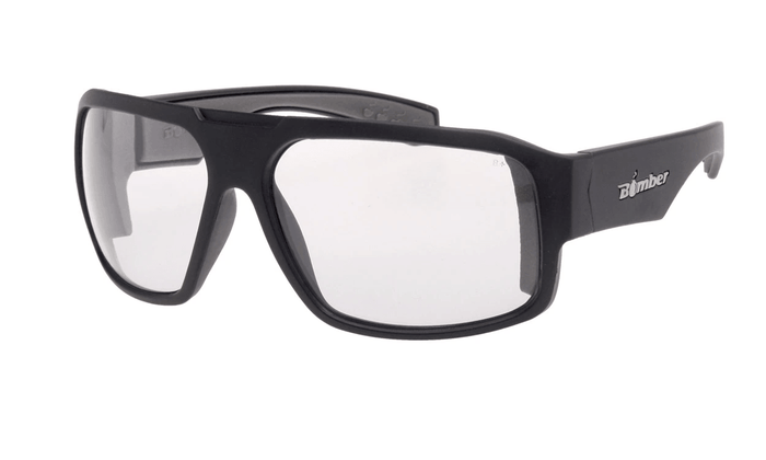 Bomber Mega Bomb ANSI Z87+ safety glasses with clear lens