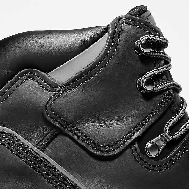 Timberland PRO Pit Boss 6-inch steel toe work boot in black, further product photo