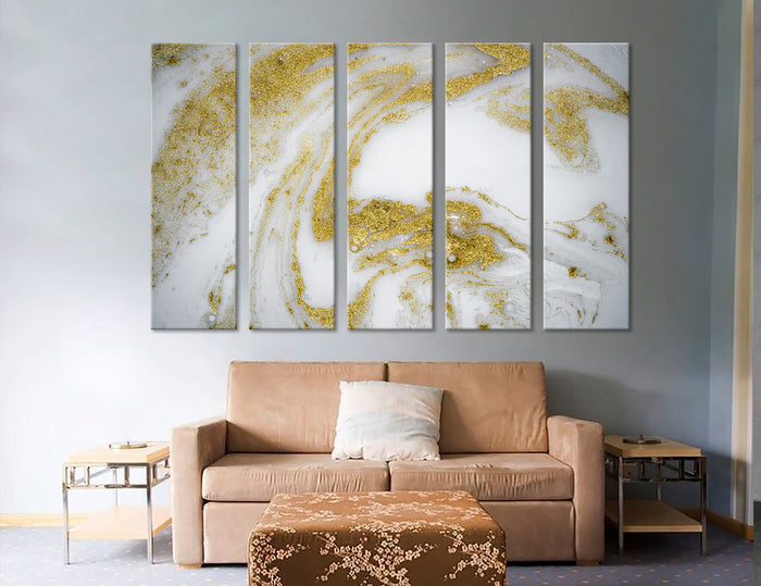 Milky Abstract Canvas Print #1108