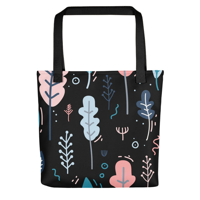 Modern Garden Black Tote Bag - Bloom Seventy Seven